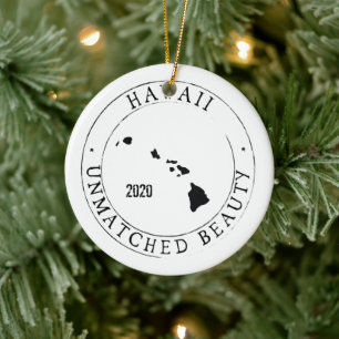 Personalized Hawaii Ornament
