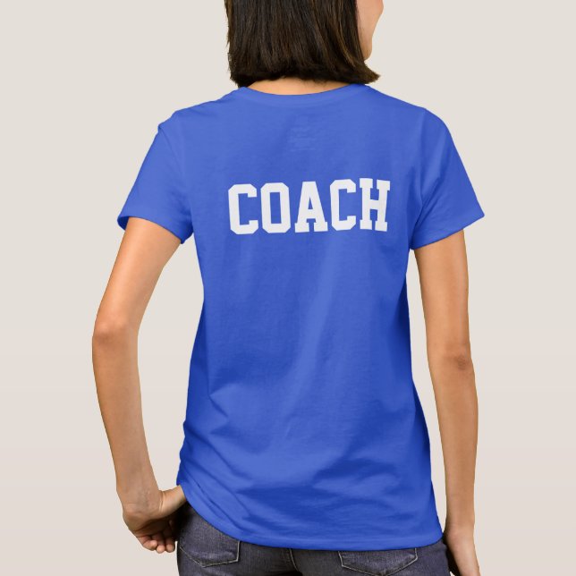 Personalized Head Coach T-Shirt (Back)