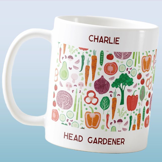Personalized Head Gardener Coffee Mug (Head gardener personalized coffee mug)