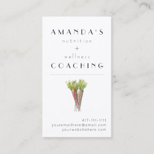 Personalized Health and Wellness Business Card