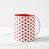 Personalized heart photo & couple's names mug (Front Right)