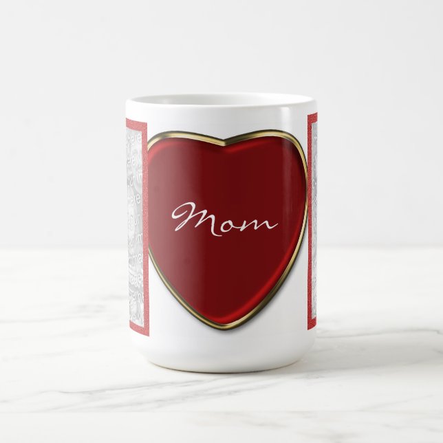 Personalized Heart Photo Mug Template (Center)