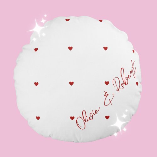Personalized Heart Pillow for Couples