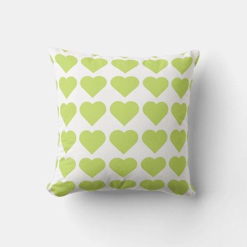 Personalized Heart Shape Pattern Custom Pillow Pou