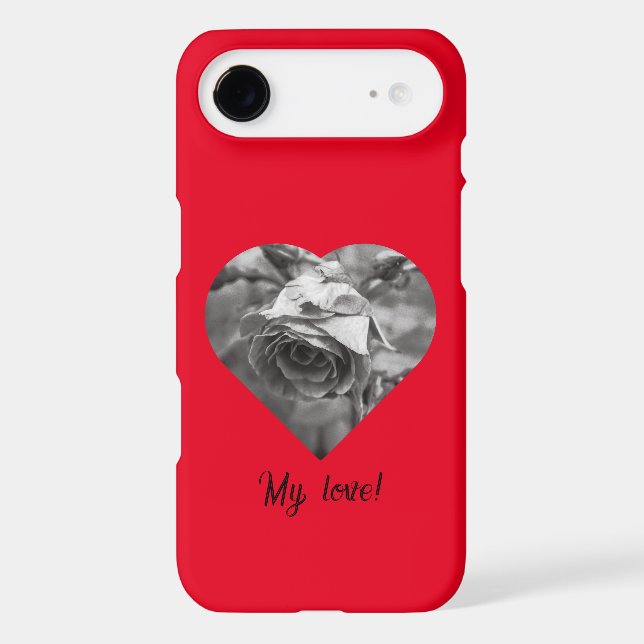 Personalized heart shaped image case (Back)