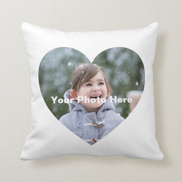 custom heart pillow