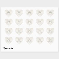 Hearts Sticker, Zazzle