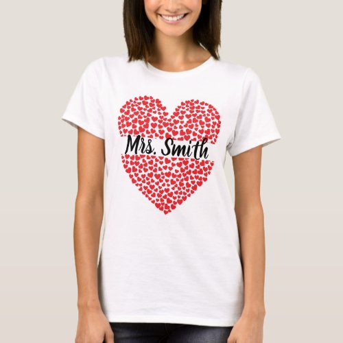 Personalized Heart Shirt for Teachers