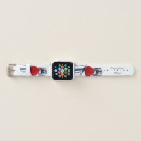 Personalized Heart & Stethoscope Apple Watch Band