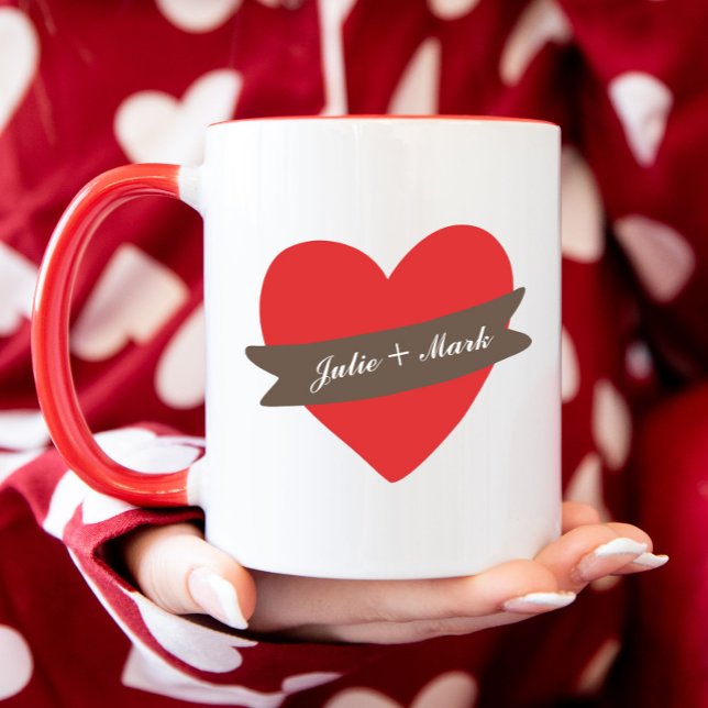 Personalized Heart Valentines Day Mug (Creator Uploaded)
