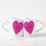 Personalized Hearts Lovers Heart Mugs at Zazzle