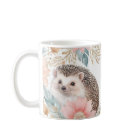 Personalized Hedgehog and Floral Frame