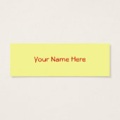 Personalized Hedgehog Book Mark (Back)