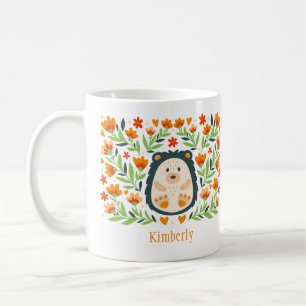 Personalized Hedgehog Coffee Mug