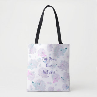 Personalized Hedgehog Tote Bag