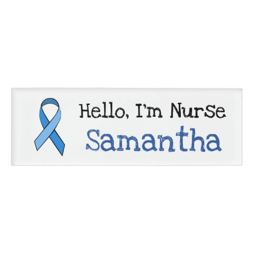 Personalized Hello Im Nurse Name Tag