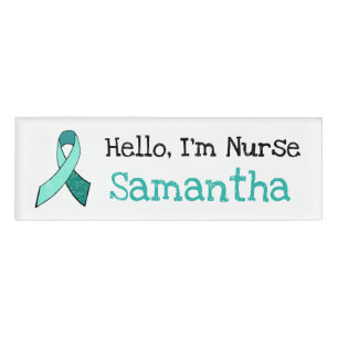 Personalized Hello, Im Nurse Name Tag
