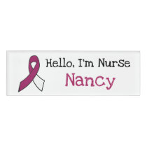 Personalized Hello, Im Nurse Name Tag