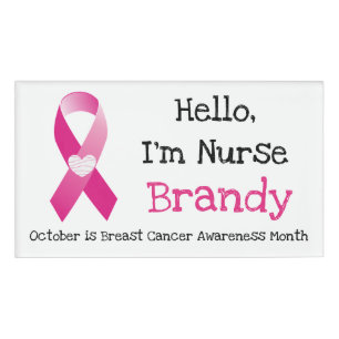 Personalized Hello, Im Nurse Name Tag