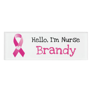 Personalized Hello, Im Nurse Name Tag