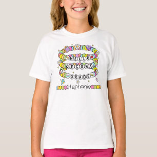 Personalized Hello Second Grade T-Shirt