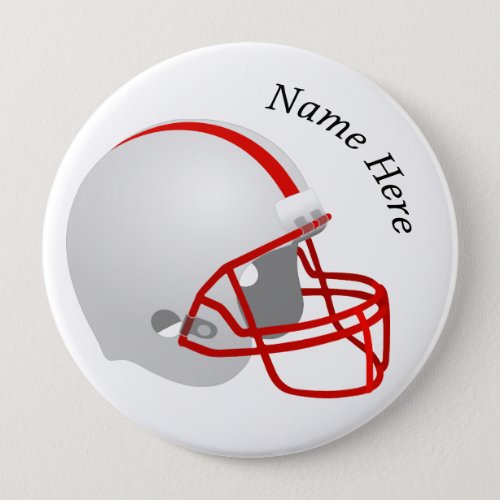 Personalized Helmet  Button
