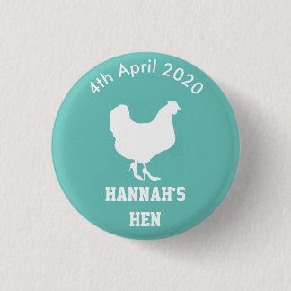 Personalized Hen Night Badge Button