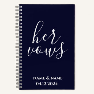 Personalized Her Vows Book