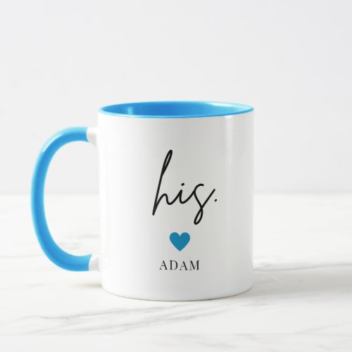 Personalized Hers  His New Couple Lovers Mug