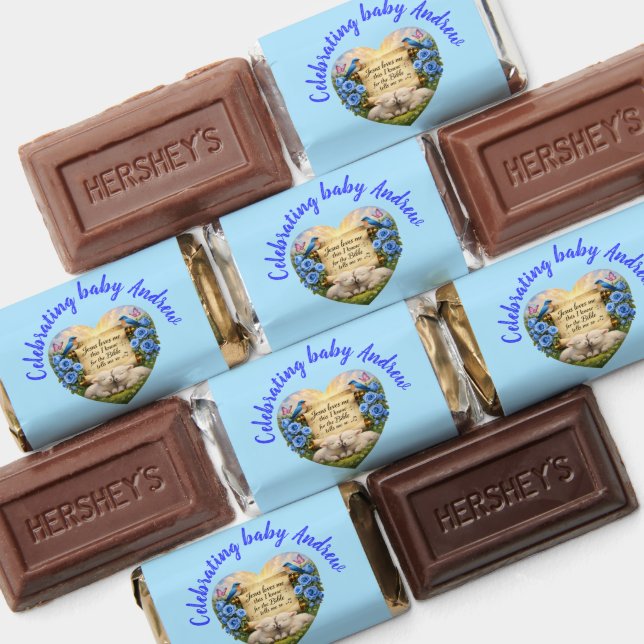 Personalized Hershey's Baby Boy Chocolate Favors  (Assorted)