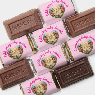 Personalized Hershey's Baby Girl Chocolate Favors