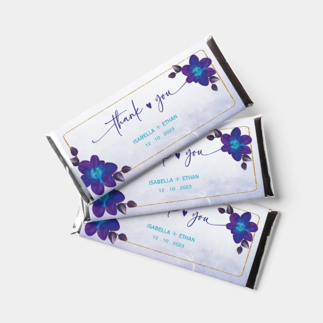 Personalized Hershey's Chocolate Bars wedding (Front)