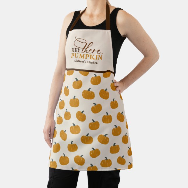 Personalized Hey There Pumpkin Apron (Insitu)