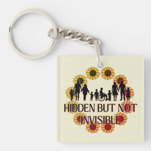 personalized Hidden disabilities keyring