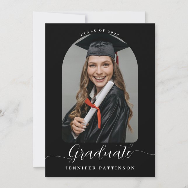 Personalized High School Graduation Announcement (Front)