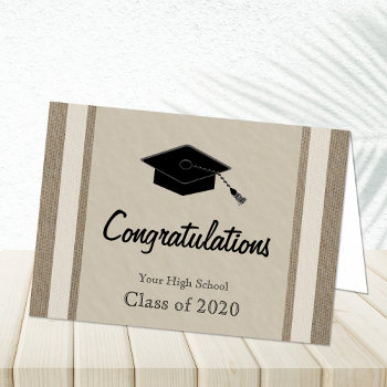 Personalized High School Graduation Card by KathyHenis at Zazzle