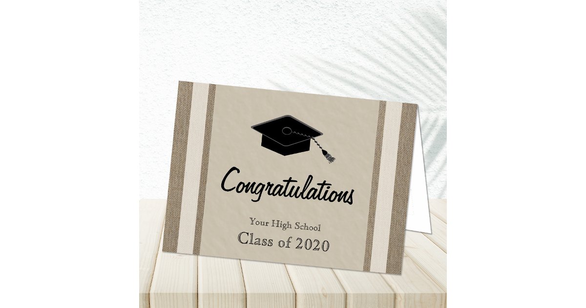 Personalized High School Graduation Card | Zazzle