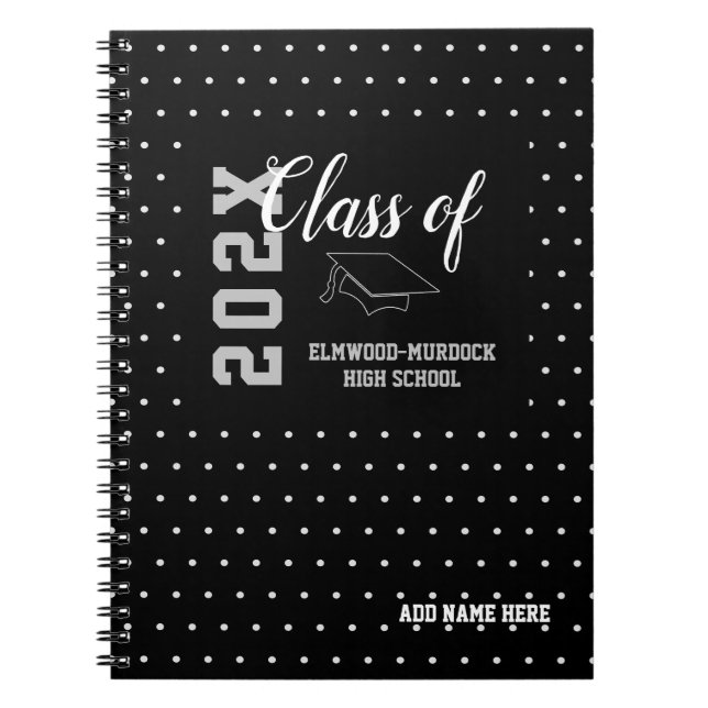 Personalized High School Graduation Guest Book (Front)