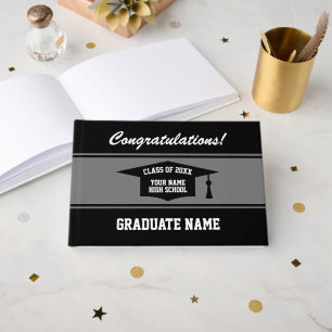 Personalized High School graduation party Guest Book