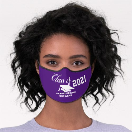 Personalized High School Graduation Premium Face Mask