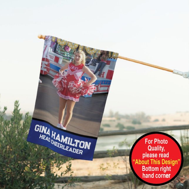 Personalized High School or College Cheerleading House Flag (Creator Uploaded)