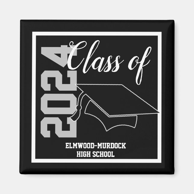 Personalized High School Senior Gifts Magnet (Front)