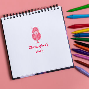 Personalized Highland Cow Bookplate Self-inking Stamp