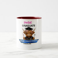 Personalized Highland Cow Dental Hygienist Graduat