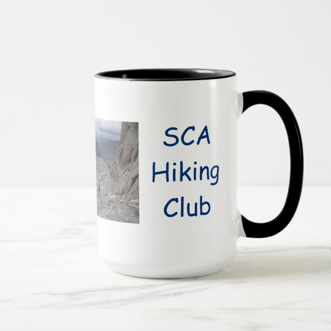 Personalized Hiking Club, Mount Whitney Hiker Mug (Right)