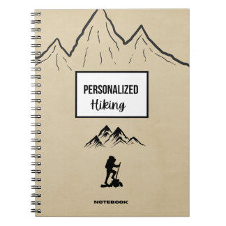 Personalized Hiking Notebook