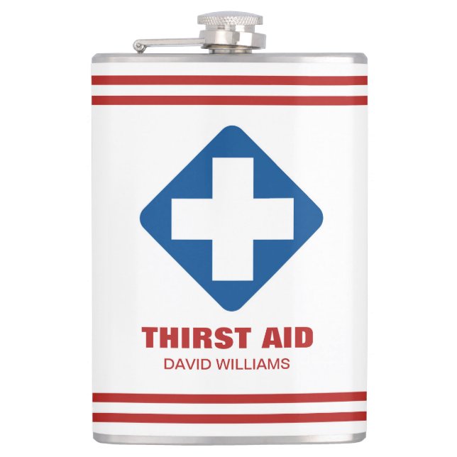 Personalized Hip Flask Funny Custom Hip Flask (Front)