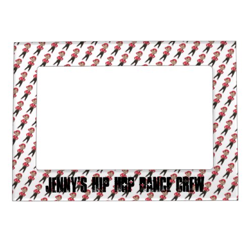 Personalized Hip Hop Crew Dance Team Recital Gift Magnetic Frame