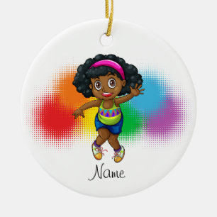 Personalized Hip Hop Dance Christmas Ornaments