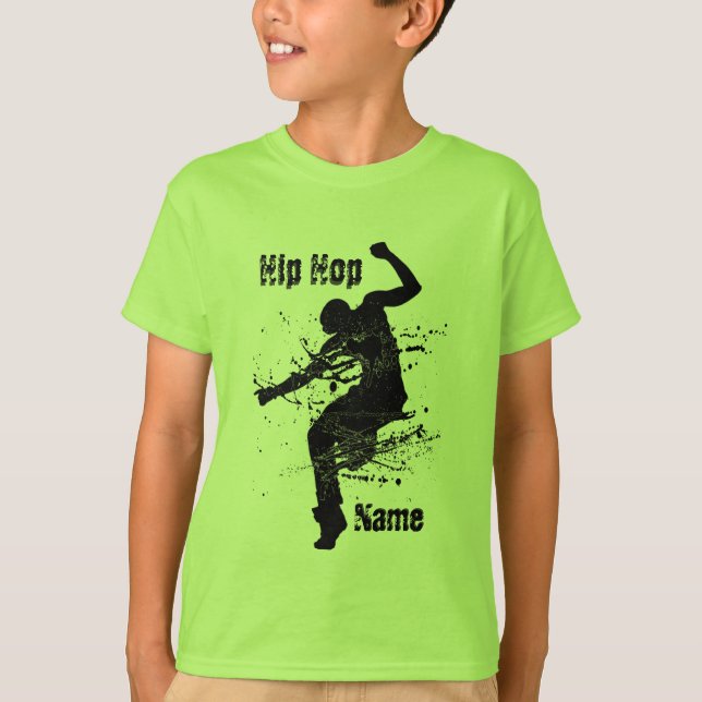 Personalized Hip Hop Dancer T-Shirt (Front)